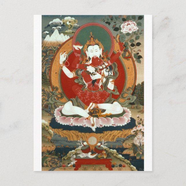 CHENREZIG GYALWA GYATSO POSTKARTE (Vorderseite)