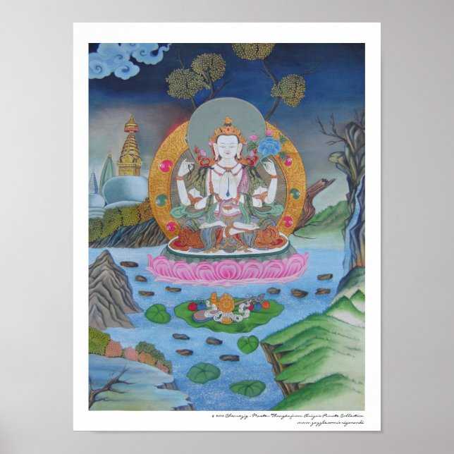 Chenrezig Poster (Vorne)