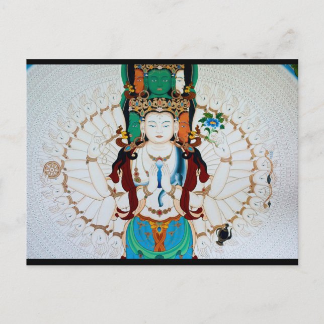 Chenrezig Postkarte (Vorderseite)