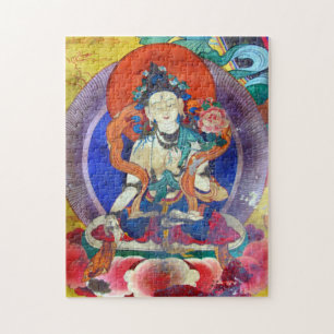 Chenrezing Buddha, Vintage Heruka & Tibet / Dharma Puzzle