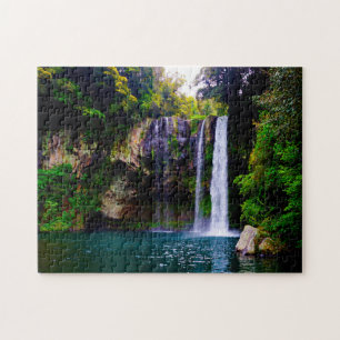 Cheonjiyeon Wasserfall Südkorea. Puzzle