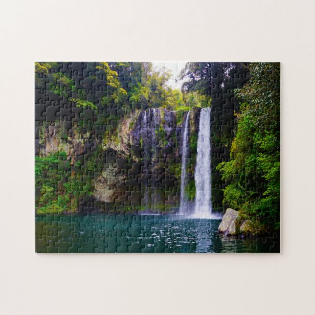 Cheonjiyeon Wasserfall Südkorea. Puzzle (Horizontal)