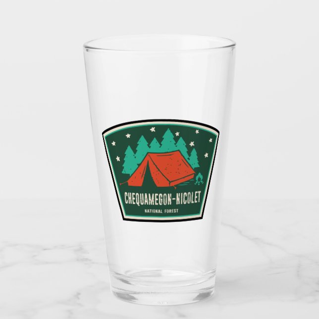 Chequamegon-Nicolet National Forest Camping Glas (Vorderseite)