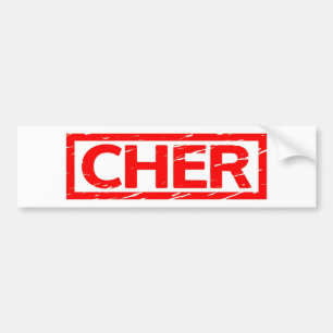 Cher-Briefmarke Autoaufkleber