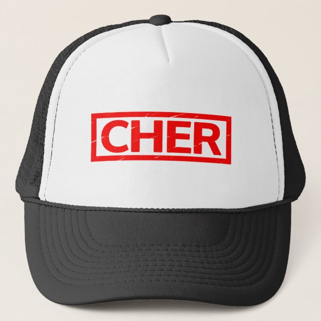 Cher-Briefmarke Truckerkappe (Vorderseite)