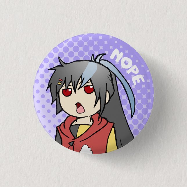 Cher-Knopf Button (Vorderseite)