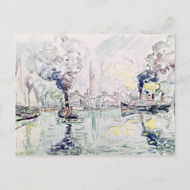 Cherbourg, 1931 postkarte (Vorderseite)