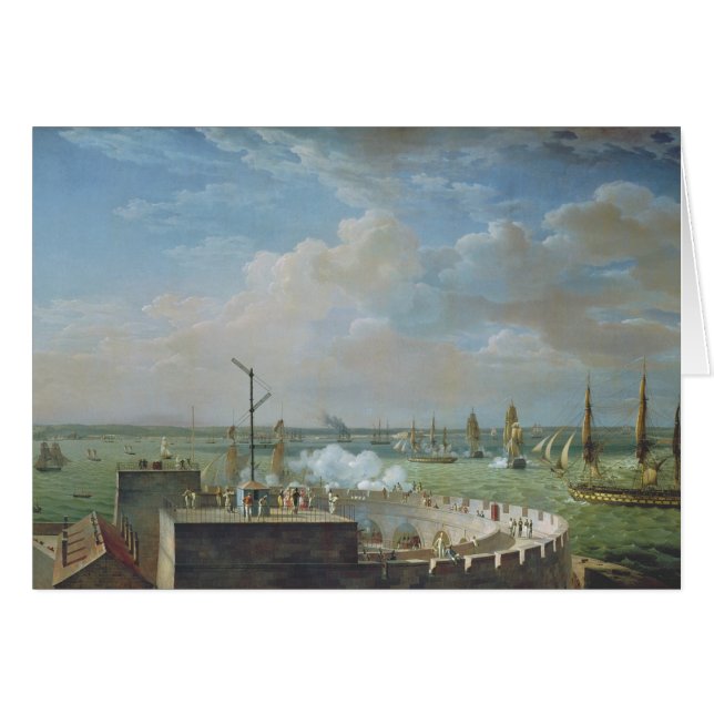 Cherbourg-Hafen, 1822 (Vorderseite (Horizontal))