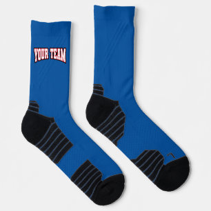 Chereleader Royal Blue Varsity Team Foto Logo Socken