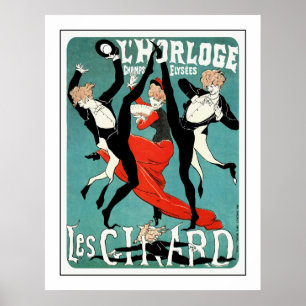 Cheret Kunst Nouveau Plakat: Les Girard: Tanz Poster