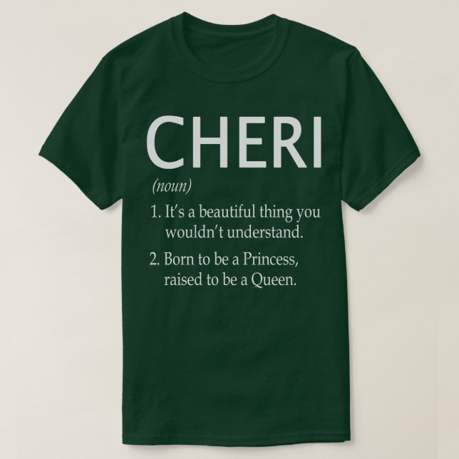 Cheri Name Gift 103 T-Shirt (Design vorne)