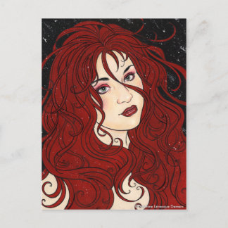 Cherie Pinup Postcard Postkarte