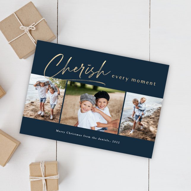 Cherish alle 3 Foto Feiertagskarte (Von Creator hochgeladen)