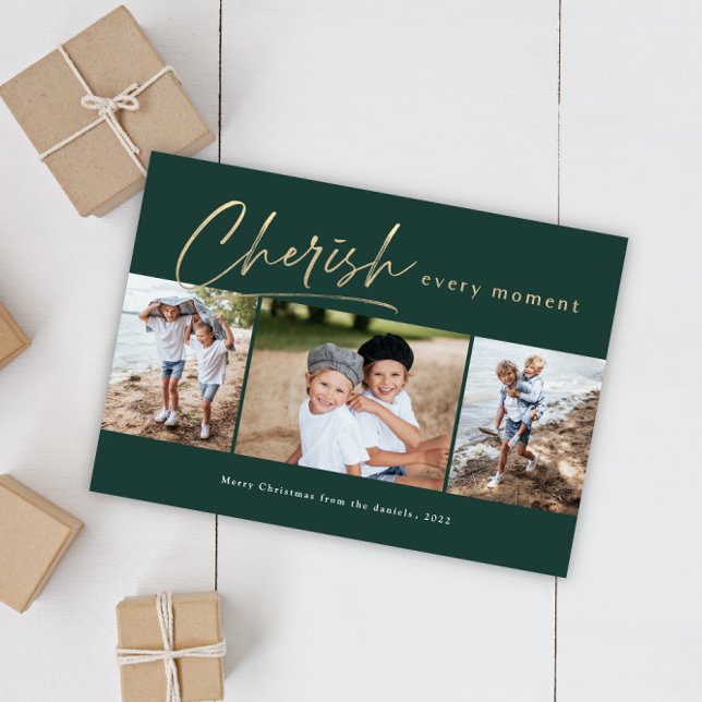 Cherish alle 3 Foto Feiertagskarte (Von Creator hochgeladen)