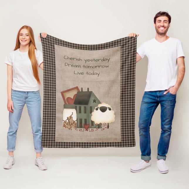 Cherish Dream Live - Primitives Land Fleecedecke (Beispiel)