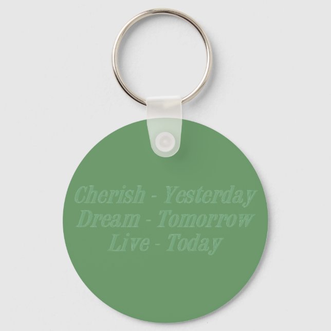 Cherish Green Schlüsselanhänger (Vorderseite)
