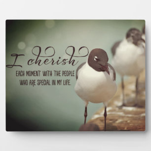 Cherish jeden Moment Fotoplatte