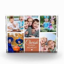 Cherish Jeden Moment Terracotta 5 Picture Collage