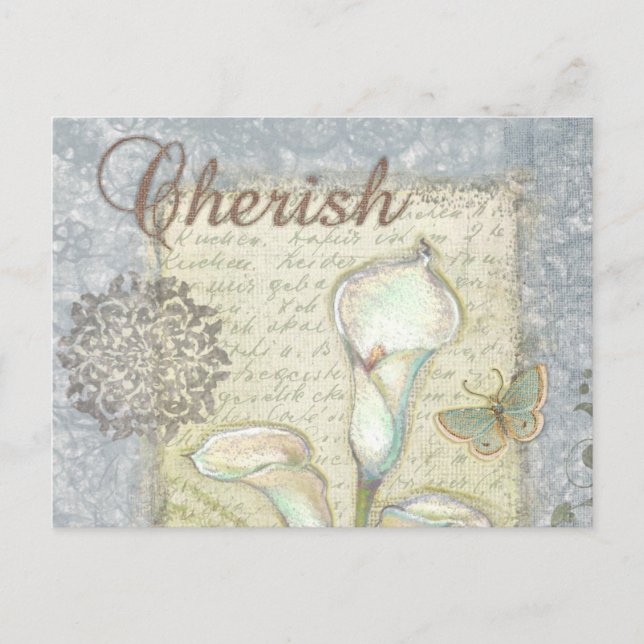 Cherish Postkarte (Vorderseite)
