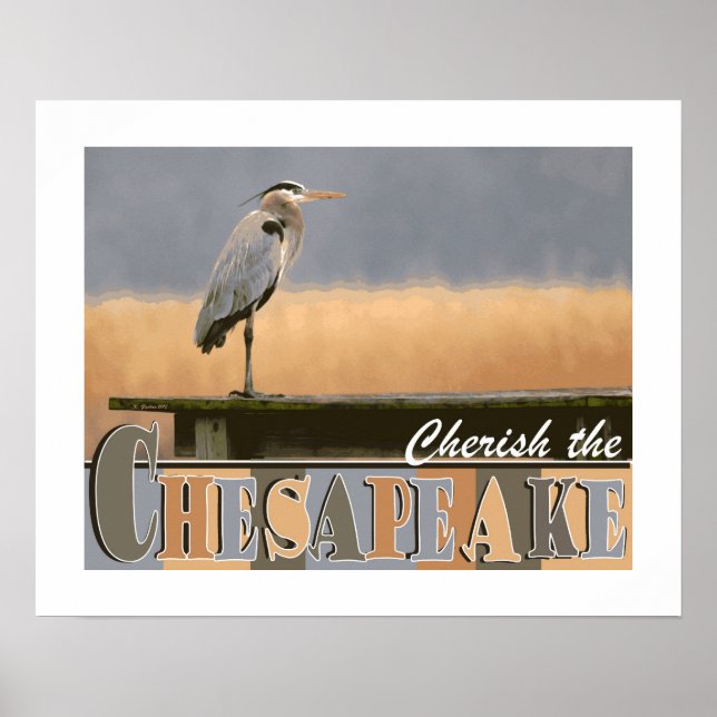 Cherish the Chesapeake Poster (Vorne)