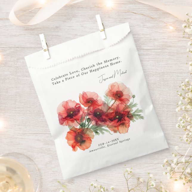 Cherish the Memory Scarlet Petal Serenade Geschenktütchen (Ausgeschnitten)