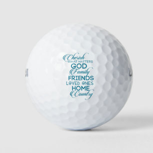 Cherish, was Aquamarin zählt Golfball