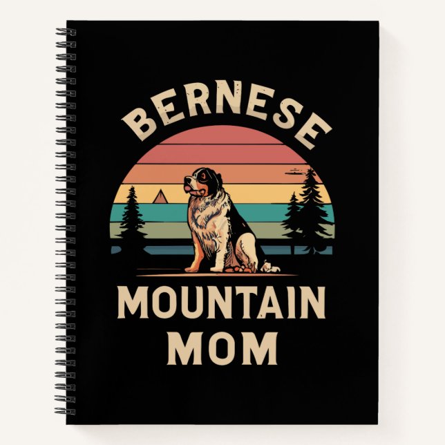 Cherish your Liebe: Bernese Mountain Dog Mama Notizbuch (Vorderseite)