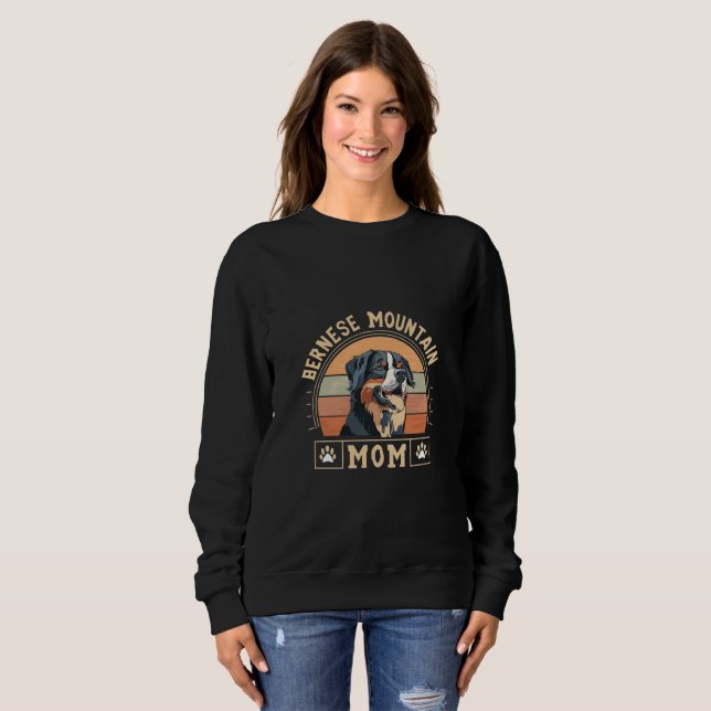 Cherish your Liebe: Bernese Mountain Dog Mama Sweatshirt (Vorne ganz)