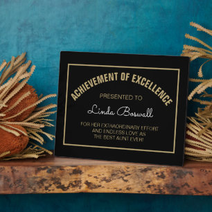 CHERISHIERTES Geschenk! Custom Best AUNT-Plakette Fotoplatte