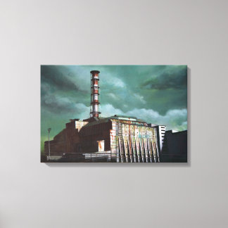 Chernobyl Power Pflanze Leinwand