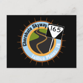 Cherohala Skyway Famous Motorrad Road Postkarte