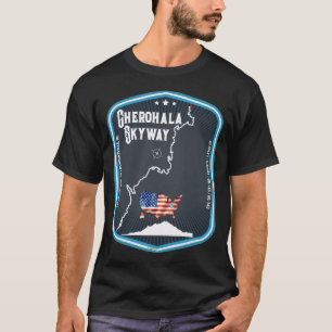 Cherohala Skyway National Landschaftlich Byways Te T-Shirt
