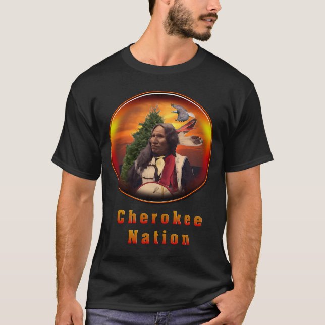 Cherokee amerikanischen Ureinwohners T - Shirt (Vorderseite)