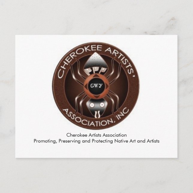 Cherokee Artists Association Post Card Postkarte (Vorderseite)
