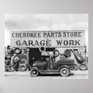 Cherokee Auto Teile: 1936 Poster