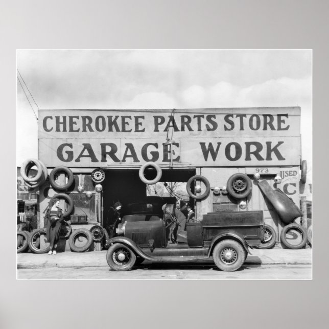 Cherokee Auto Teile: 1936 Poster (Vorne)