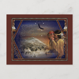 Cherokee Blessing Postcard Native American Postkarte