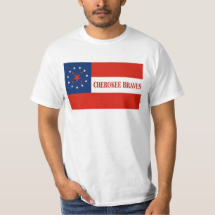 Cherokee Braves kennzeichnen, Vereinigte Staaten T-Shirt