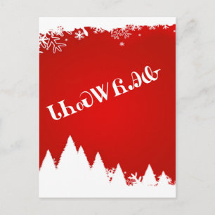 Cherokee frohe Weihnacht-Postkarte Feiertagspostkarte