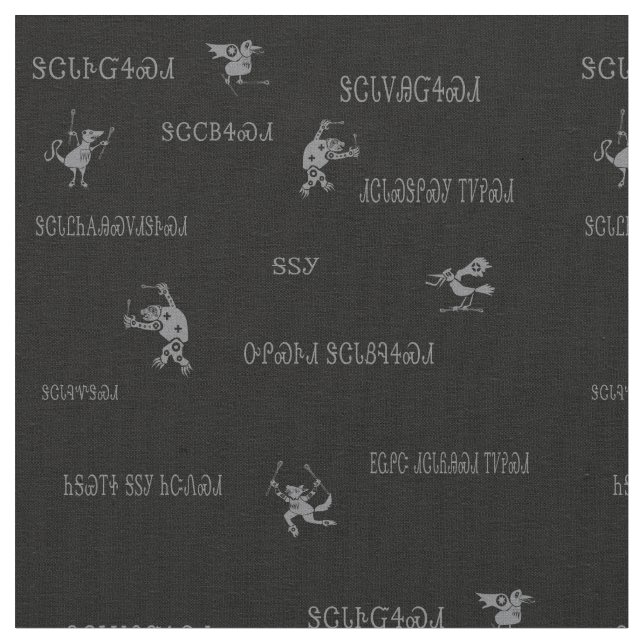 Cherokee Gedanke Stoff (Nahaufnahme)