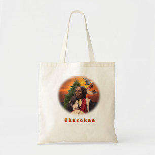 Cherokee Indian Art Tragetasche