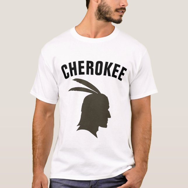 CHEROKEE INDIAN ROOTS T-Shirts (Vorderseite)