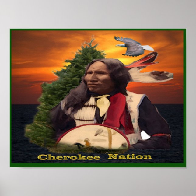 Cherokee Indianerposter Poster (Vorne)