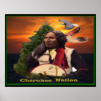 Cherokee Indianerposter