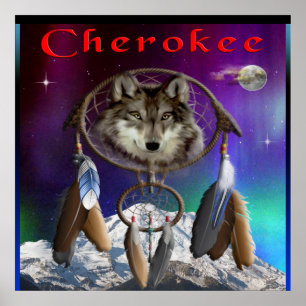 Cherokee Indianerposter Poster