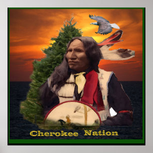Cherokee Indianerposter Poster