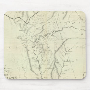 Cherokee-Karte Mousepad