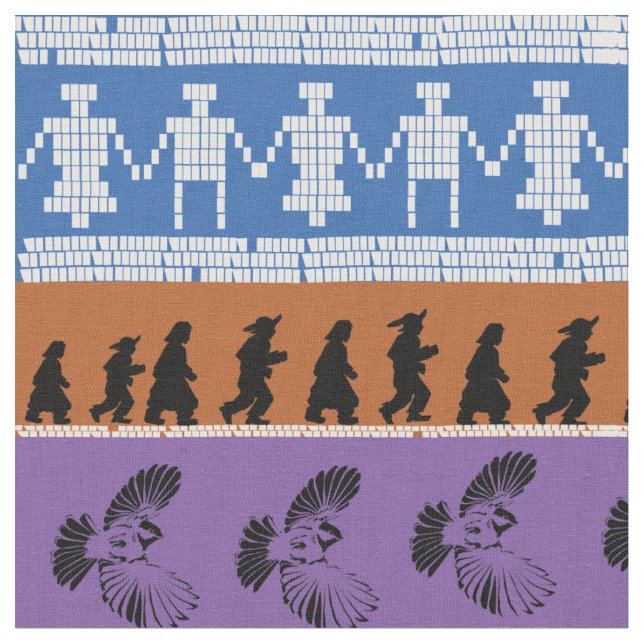 Cherokee Linien Stoff (Nahaufnahme)