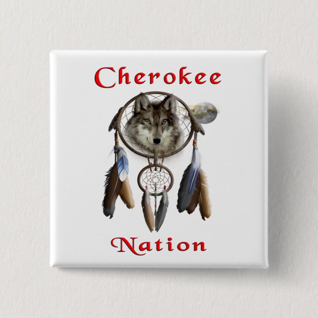 Cherokee Nation Button (Vorderseite)