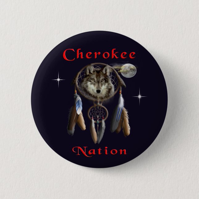 Cherokee-Nation Button (Vorderseite)